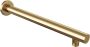 Brauer Gold Edition Regendoucheset inbouw hoofddouche 20cm 3 gladde knoppen rechte wandarm glijstang handdouche staaf 1 stand PVD geborsteld goud 5-GG-032 - Thumbnail 7