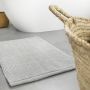 Differnz Candore badmat geschikt voor vloerverwarming 100% microfiber 50 x 80 cm licht grijs - Thumbnail 2