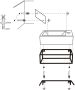 Differnz Fonteinset Force Rechthoek 40x22.5x24.5cm Bombai Natuursteen Zwart Handdoekrek Gebogen Toiletkraan Clickwaste Sifon Mat Zwart - Thumbnail 2