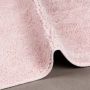 Differnz Initio badmat geschikt voor vloerverwarming 100% katoen 50 x 80 cm roze - Thumbnail 3