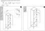 Differnz Industrial kolomkast 35x160x30cm FSC MFC board hout Walnut mat 36.011.94 - Thumbnail 7