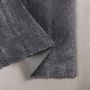 Differnz Stripes badmat geschikt voor vloerverwarming 100% katoen 45 x 75 cm grijs - Thumbnail 2