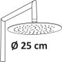Differnz Regendouche | Thermoline | 25cm Stortdouche met handdouche | Opbouw | Mat Zwart - Thumbnail 6