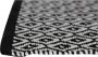 Differnz Wales Badmat 100% katoen zwart wit 50 x 80 cm 31.110.03 - Thumbnail 3