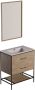 Differnz Industrial wastafel 75cm marmer - Thumbnail 2