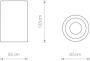 Glovalux Plafondspot down rond zwart IP54 - Thumbnail 3