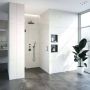 Brauer Void nisdeur helder glas 100x200 omkeerbaar incl. glascoating PVD RVS-kleurig geborsteld GS-VON1H100200NG - Thumbnail 5