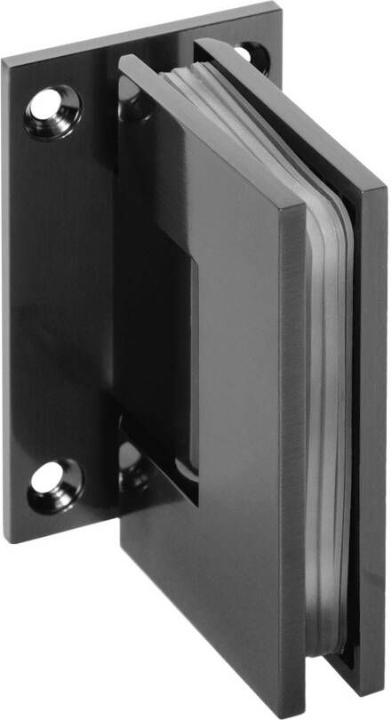 Just Creating Complete Profielloze Nisdeur 90 Gunmetal geborsteld