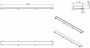 Wiesbaden tegelrooster voor douchegoot 120 x 7 cm RVS 33.4130 - Thumbnail 4