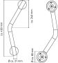 Wiesbaden Hoekbadgreep Met Antislip Ridder Ken 43 cm Chroom - Thumbnail 9