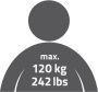 RIDDER Badkamerkruk inklapbaar 110 kg wit A0050301 - Thumbnail 4