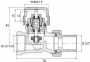 Riko thermostatische radiatorventiel 1 2&apos;&apos;x15mm recht mat-zwart 43.3691 - Thumbnail 2