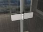 Wiesbaden Badwand Eco 2-Delig 100x140cm Antikalk Helder Glas Chroom Profiel 6mm Veiligheidsglas Easy Clean - Thumbnail 4