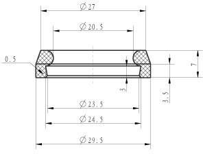 Wiesbaden Caral douchearm met muurbevestiging 45 cm chroom