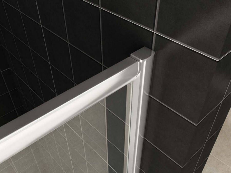 Wiesbaden Eco 1 4 ronde douchecabine 5mm 800x800x1900 helder glas