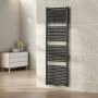 Wiesbaden Designradiator Elara 180x60cm 1067 Watt Mat Antraciet Middenonderaansluiting - Thumbnail 5