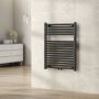 Wiesbaden Designradiator Elara 75x60cm 463 Watt Mat Antraciet Middenonderaansluiting - Thumbnail 4