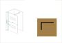 Wiesbaden Inloopdouche Miami 100x200cm Antikalk Rookglas Chroom Profiel 10mm Veiligheidsglas Easy Clean - Thumbnail 5