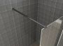 Wiesbaden Graffic inloopdouche 1200 x 2000 x 10 mm nano safety glass folie helder glas mat zwart 20.4259 - Thumbnail 7