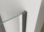 Wiesbaden Graffic inloopdouche 1200 x 2000 x 10 mm nano safety glass folie helder glas mat zwart 20.4259 - Thumbnail 8