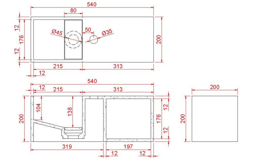 Wiesbaden Julia fontein Solid surface met nis 54 x 20 x 20 cm mat wit