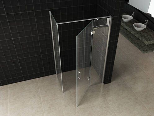 Wiesbaden nis swingdeur + vast paneel 110 (60-50) x 200 NANO