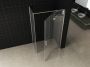 Wiesbaden Douchedeur Miami Nisdeur Draaideur met Vaste Wand 140(60-80)x200cm Antikalk Helder Glas Chroom Profiel 8mm Veiligheidsglas Easy Clean - Thumbnail 8