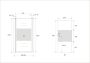 Wiesbaden Douchedeur Florida Nisdeur Draaideur Rechtsdraaiend 100x202cm Antikalk Helder Mat Glas Chroom Profiel 8mm Veiligheidsglas Easy Clean - Thumbnail 5