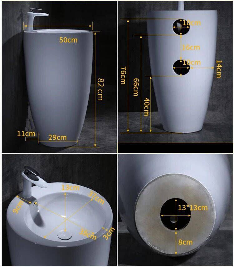 Wiesbaden Noa lavabo 500x500x830mm