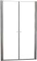 Wiesbaden Douchedeur Arizona Nisdeur Pendeldeur Draaideur 100x200cm Antikalk Helder Glas Chroom Profiel 6mm Veiligheidsglas Easy Clean - Thumbnail 6