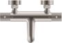 Wiesbaden Ribbd thermostatische badmengkraan hartafstand 15 cm geborsteld staal 29.5361 - Thumbnail 2