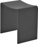 Wiesbaden Badkamer Kruk Solid Surface 40x30x42 5 cm Mat Zwart - Thumbnail 2