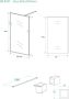 Wiesbaden Inloopdouche Square 110x200cm Antikalk Helder Glas Mat Zwart Profiel 10mm Veiligheidsglas Easy Clean - Thumbnail 9