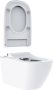 Xellanz Toiletpot Hangend Vesta-Eco Wandcloset Keramiek Wit Rimless Diepspoel Douchewc met Softclose Toiletzitting - Thumbnail 2