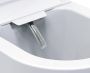 Xellanz Toiletpot Hangend Vesta-Eco Wandcloset Keramiek Wit Rimless Diepspoel Douchewc met Softclose Toiletzitting - Thumbnail 3