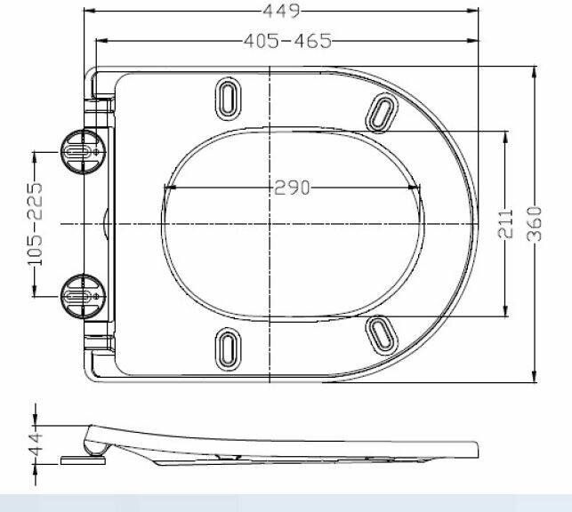 Wiesbaden Vesta Junior wandcloset rimless verkort Shade slim toiletzitting softclose en quick release mat zwart