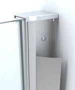 Wiesbaden zijwand + muurprofiel 300x2000 10mm NANO glas