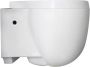 Xellanz Toiletpot Hangend Villa 49 5x40 5x35cm Wandcloset Keramiek Diepspoel Nano Coating EasyClean Glans Wit met Softclose Toiletbril - Thumbnail 5