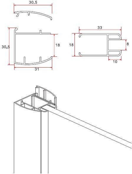 Xellanz Eco zijwand met muurprofiel 400 x 2000 8 mm Nano