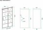 Wiesbaden Douchedeur Nisdeur Horizon Links Rechts met Vaste Wand 140cm Antikalk Helderglas Mat Zwart Profiel en 8mm Veiligheidsglas - Thumbnail 5