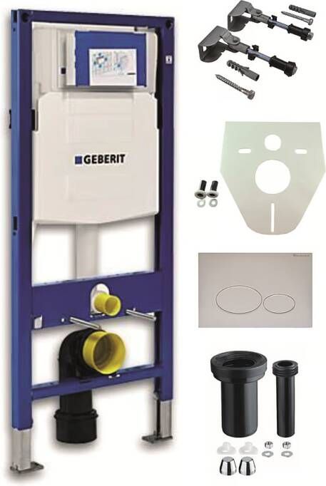 Geberit UP-320 inbouwreservoir + drukplaat wit