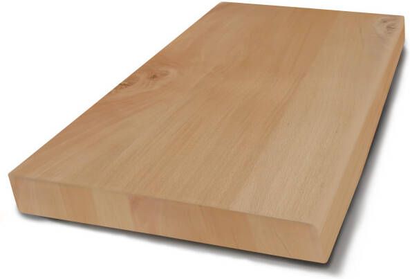 Gliss Design Wastafelblad Massief hout recht 100 cm Olie natuur