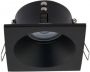 Glovalux Inbouwspot vierkant zwart IP54 - Thumbnail 1