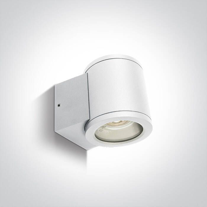 Glovalux Wandspot rond down wit IP65