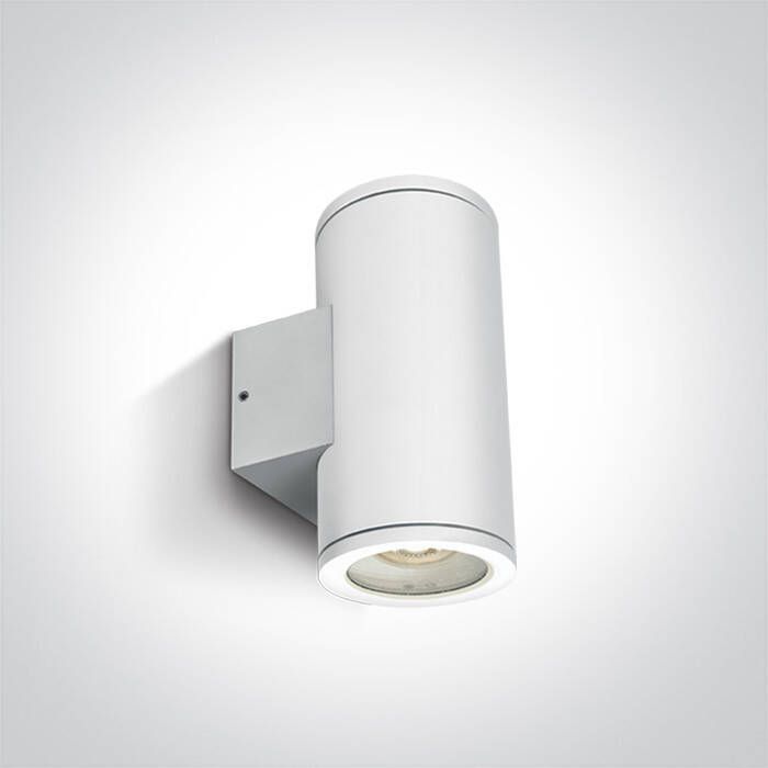 Glovalux Wandspot rond up down wit IP65