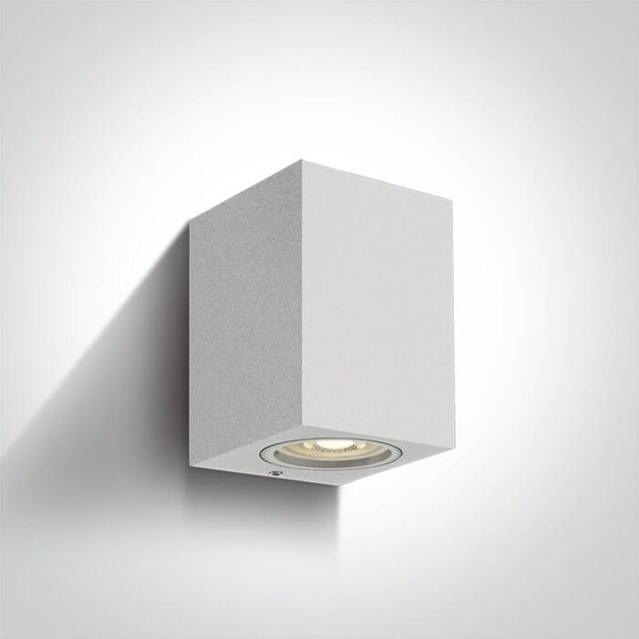 Glovalux Wandspot vierkant up down wit IP65