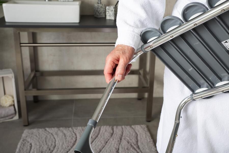 Wiesbaden Badkamerkruk Verstelbaar Ridder Pro Grijs - Foto 6