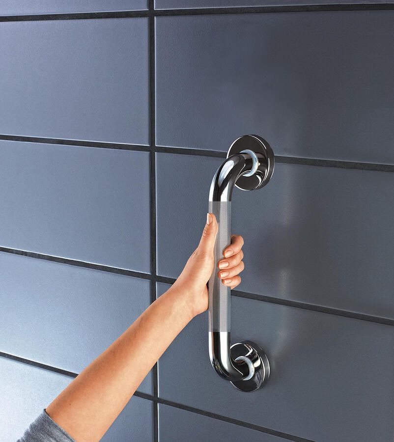 RIDDER Badkamer handgreep 30 cm roestvrij staal chroom A0013011 - Foto 8