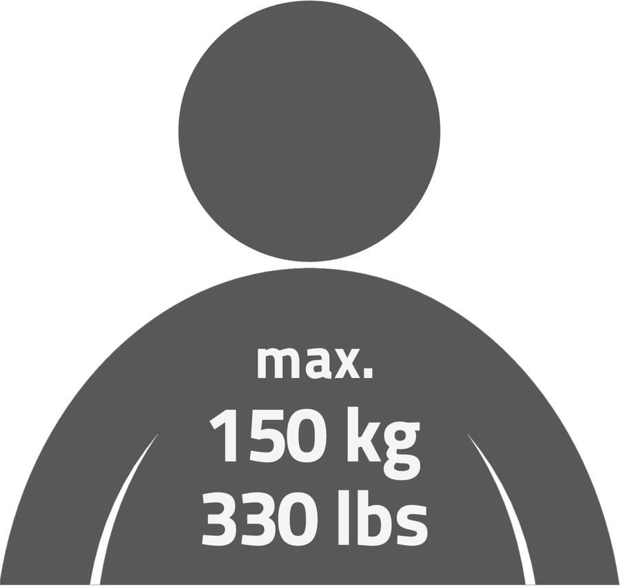 Wiesbaden Badkamerstoel Verstelbaar Ridder Sam Wit - Foto 3