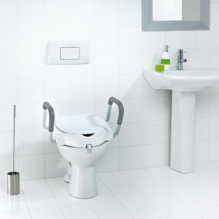 Ridder Sam Toiletverhoger 45x53x30cm Met Armleuningen Wit 73.1303 - Foto 2
